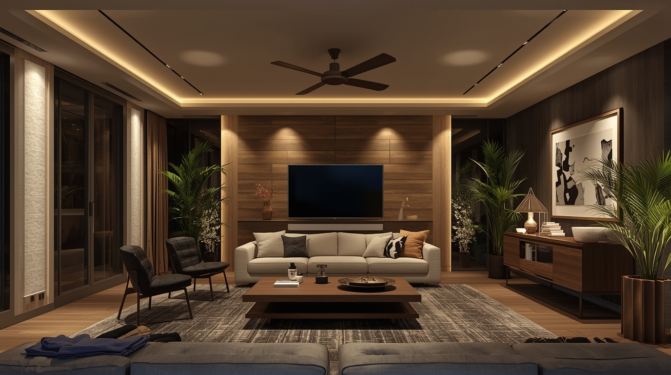 Beautiful home electrical installation